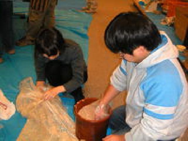 みそ作り 葛飾区 郷土と天文の博物館
