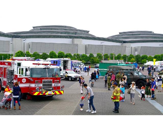 災害対策車両が大集合！