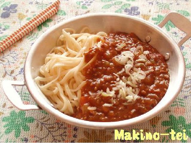 汁なし和カレーうどん