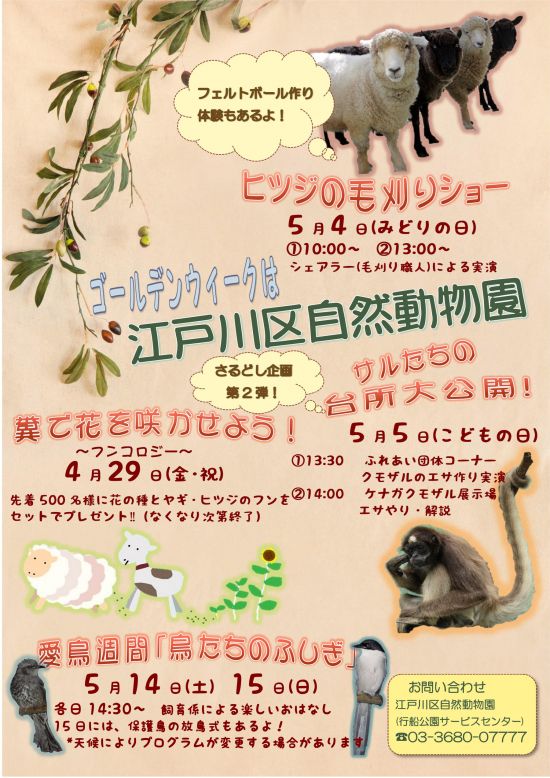 自然動物園のかわいい動物た...