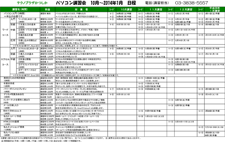 テクノプラザかつしかでは、...